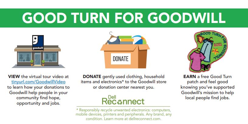 Good Turn for Goodwill Kicks Off October 1 – Blog